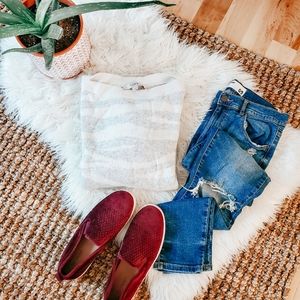 Loft stripped pullover